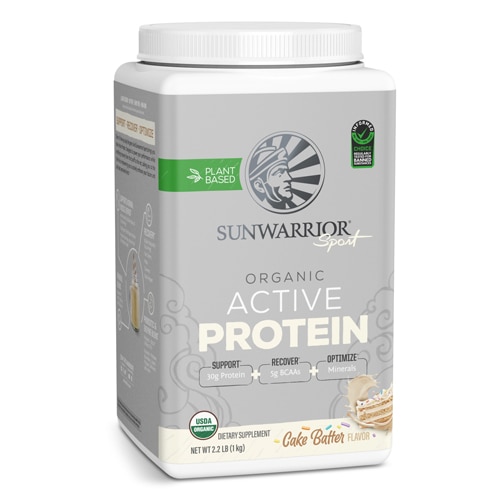 Sunwarrior Sport Organic Active Protein Cake Batter