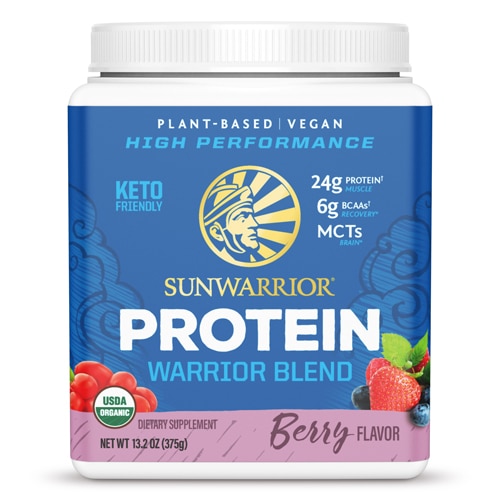 Sunwarrior Warrior Blend Plant-Based Organic Protein Berry