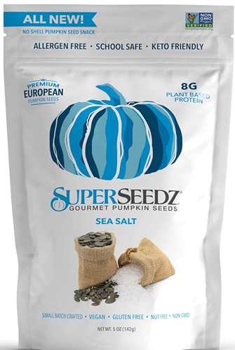 SuperSeedz Gourmet Pumpkin Seeds Sea Salt