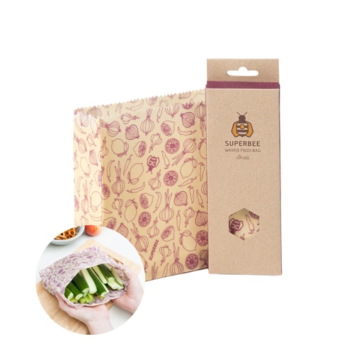 Superbee Reusable Beeswax Food Bag Small - Spicy
