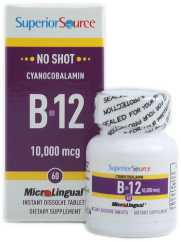 Superior Source No Shot B-12 Cyanocobalamin