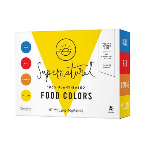 Supernatural Plant-Based Food Colors - Top 9 Allergen Free