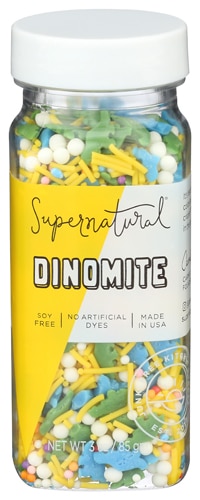 Supernatural Sprinkles Dye-Free Dinomite - Top 9 Allergen Free
