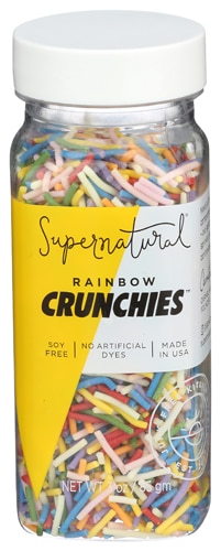 Supernatural Sprinkles Dye-Free Rainbow Crunchies