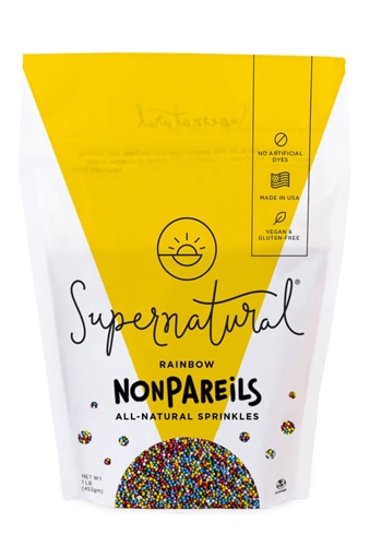 Supernatural Sprinkles Dye-Free Rainbow Nonpareils