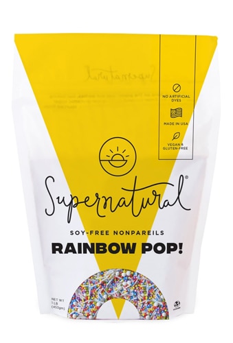 Supernatural Sprinkles Dye Free Rainbow Pop