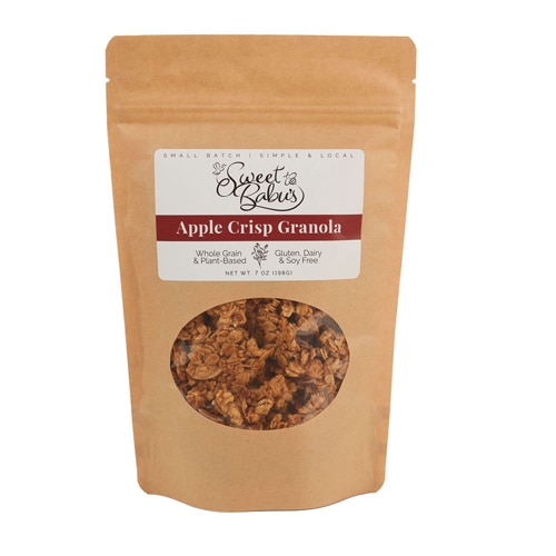 Sweet Babu's Gluten Free Granola Apple Crisp