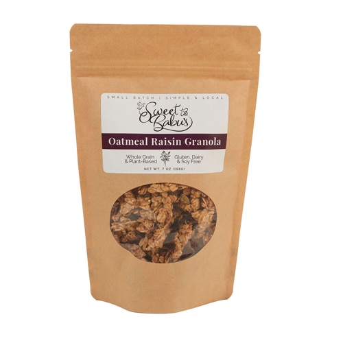 Sweet Babu's Gluten Free Granola Oatmeal Raisin