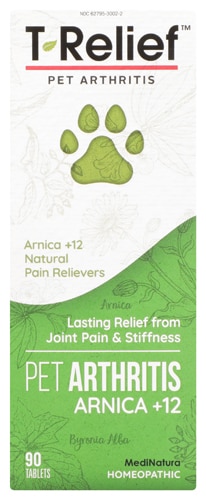 T-Relief Pet Arthritis Homeopathic Joint Pain & Stiffnes for Dogs & Cats