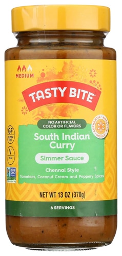 Tasty Bite Gluten Free Vegan Simmer Sauce Indian Curry