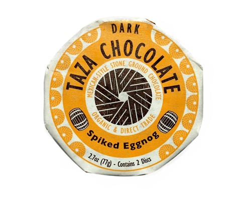 Taza Chocolate Organic Dark Chocolate Disc Spiked Eggnog