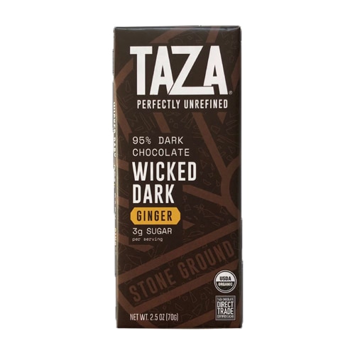 Taza Chocolate Wicked Dark Chocolate With Ginger 95%