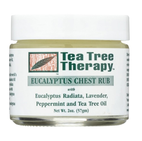 Tea Tree Therapy Chest Rub with Eucalyptus Australiana Lavender Peppermint and Tea Tree Oil