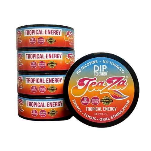 TeaZa Energy Nutrient Pouches Tropical Energy