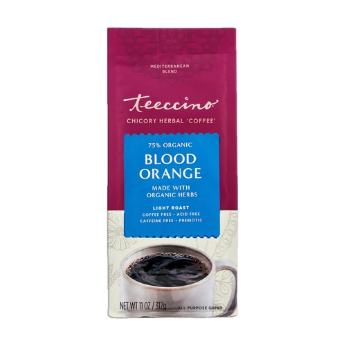 Teeccino Chicory Herbal 'Coffee' Alternative Mediterranean Blood Orange