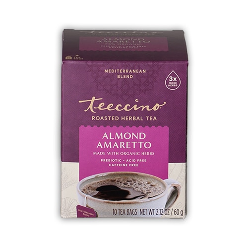 Teeccino Roasted Herbal Tea Almond Amaretto