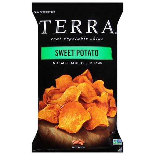 Terra Gluten Free No Salt Added Real Vegetable Chips Sweet Potato