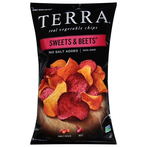 Terra Gluten Free No Salt Added Real Vegetable Chips Sweets & Beets