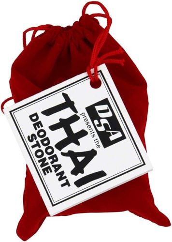 Thai Deodorant Stone Large Deodorant Stonei Velvet Pouch Unscented