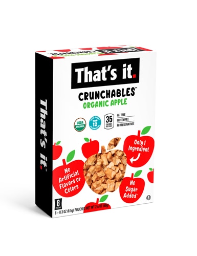 That's It Crunchables Organic Gluten Free Smart Apple