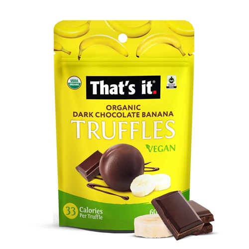 That's It Truffles Organic Dark Chocolate Banana