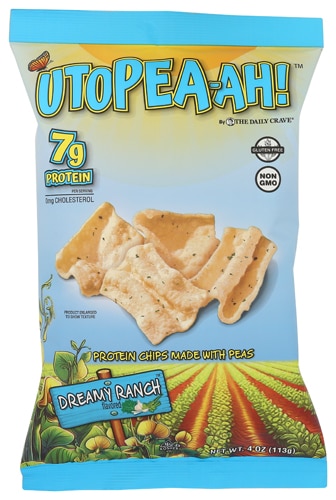 The Daily Crave Utopea-ah Non-GMO Protein Chips Made with Peas Dreamy Ranch