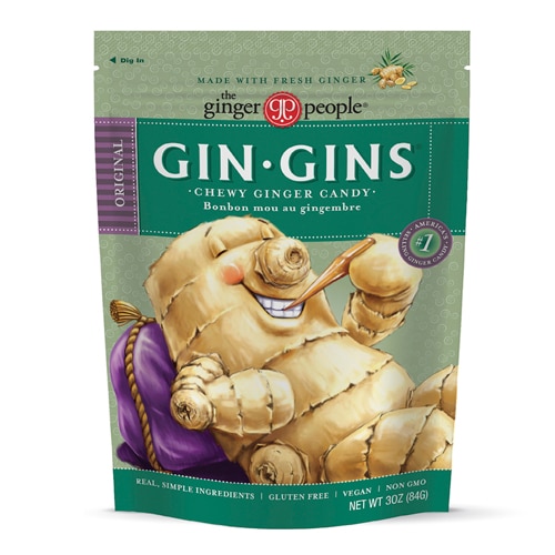 The Ginger People Gin Gins Chewy Ginger Candy Original