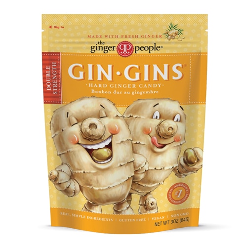 The Ginger People Gin-Gins Hard Candy Double Strength