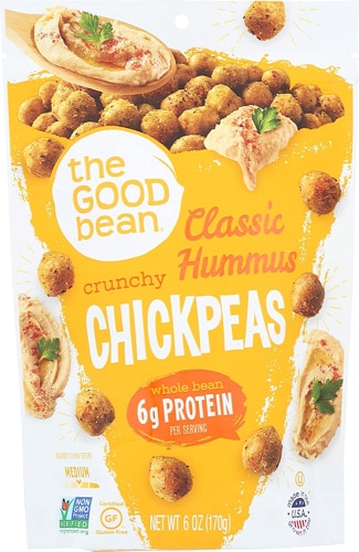 The Good Bean Classic Hummus Chickpeas Snack