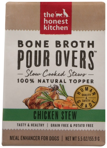 The Honest Kitchen Dog Food Topper Bone Broth Pour Overs Chicken Stew