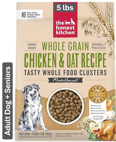 The Honest Kitchen Dry Dog Food Whole Grain Food Clusters Chicken & Oat