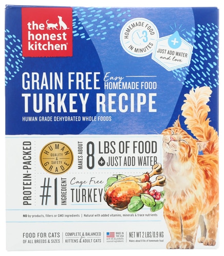 The Honest Kitchen Grain-Free Dehydrated Cat Food Turkey