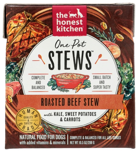 The Honest Kitchen One Pot Stews Roasted Beef Stew with Kale Sweet Potatoes & Carrots Beef