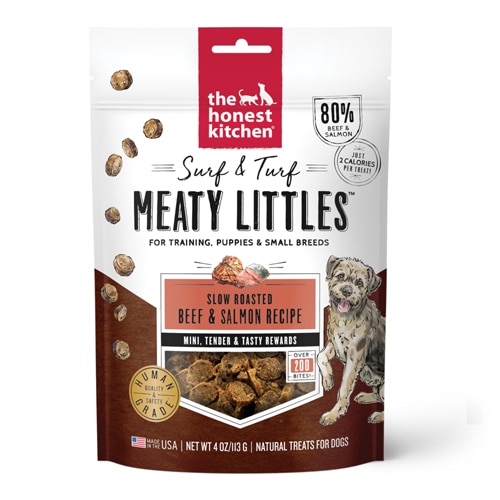 The Honest Kitchen Surf & Turf Meaty Littles Dog Treats Beef & Salmon