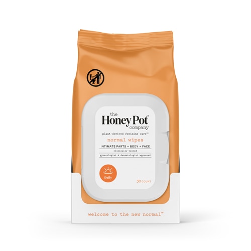 The Honey Pot Feminine Wipes - Normal