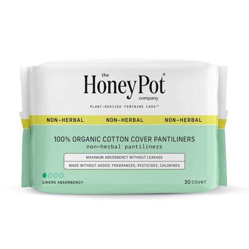 The Honey Pot Organic Top Sheet Everyday Non Herbal Pantiliners