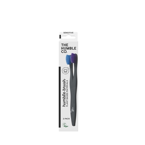 The Humble Co Plant-Based Sensitive Toothbrush Blue-Purple