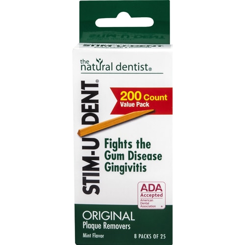 The Natural Dentist Stim U Dent Original Plaque Removers Mint