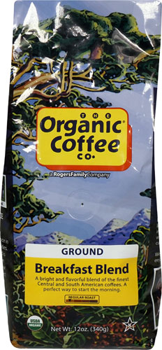 The Organic Coffee Co Ground Coffee Breakfast Blend