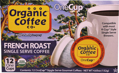 The Organic Coffee Co Single Serve Coffee French Roast