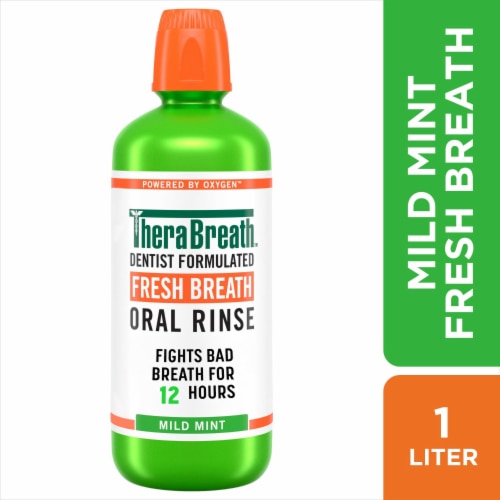 TheraBreath Fresh Breath Oral Rinse Mild Mint