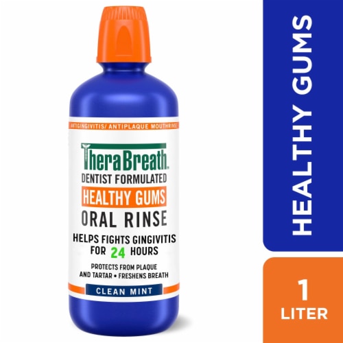 TheraBreath Healthy Gums Oral Rinse Clean Mint