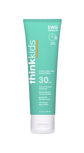 ThinkKids Sunscreen Lotion Clear Zinc SPF 30