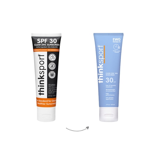 Thinksport Clear Zinc Sunscreen SPF 30