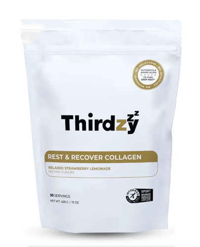 Thirdzy Rest & Recover Collagen- Informed Sport Certified - 30 Servings Sleep Support Supplement