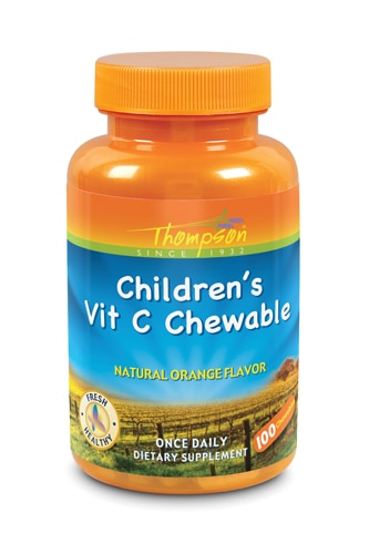 Thompson Children's Vitamin C Chewable Orange