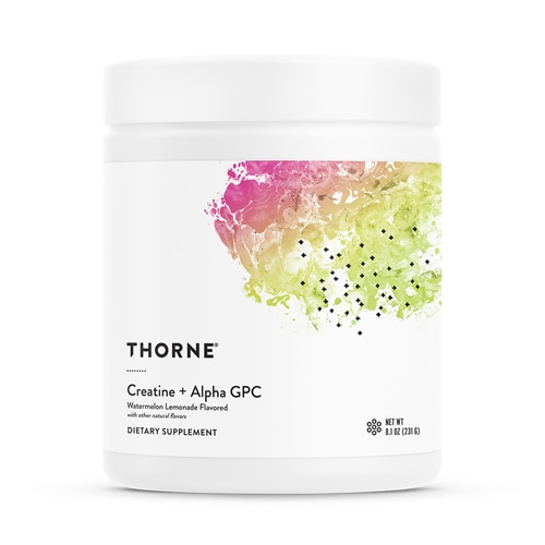 Thorne Creatine + Alpha GPC - NSF Certified for Sport Watermelon Lemonade