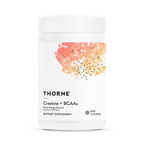 Thorne Creatine + BCAAs - NSF Certified for Sport Peach Mango