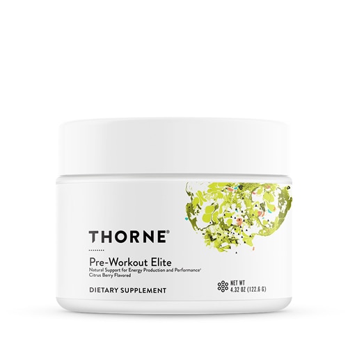 Thorne Pre-Workout Elite - NSF Certified for Sport Citrus Berry
