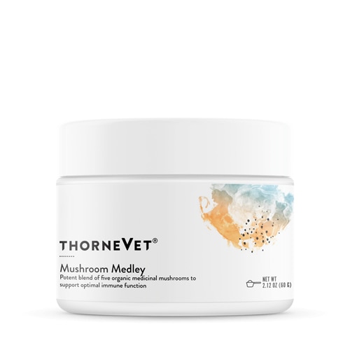 ThorneVet Mushroom Medley Powder Optimal Immune Support for Dogs - 120 Scoops